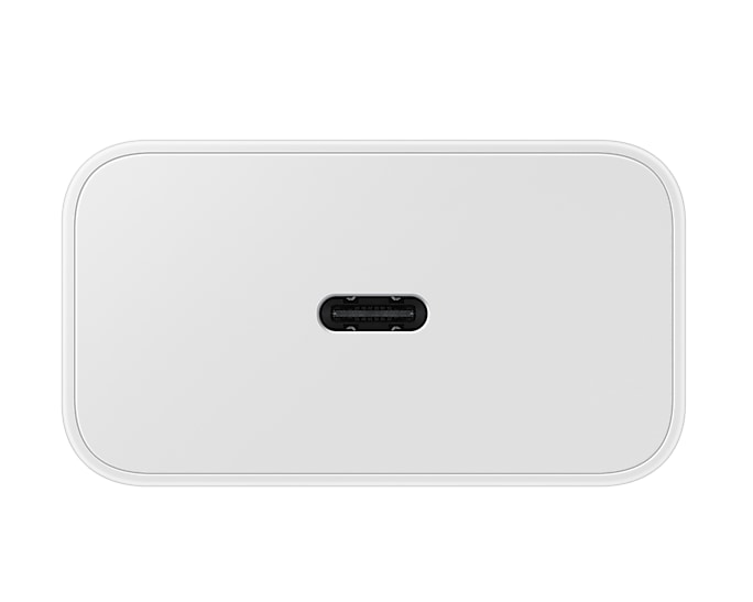 شاحن سامسونج بقوة 25 واط USB-C| أبيض شاحن سامسونج بقوة 25 واط USB-C| أبيض
